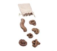 Jonikuper Faux déjections canines réalistes, blague, accessoires de farce, collants doux, farce pour chien, blague pratique, avec sacs à cordon de serrage, fausse farce