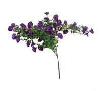 Jonikuper Fleurs artificielles à suspendre avec feuilles d'eucalyptus - Décoration de jardin artificielle réaliste pour murs, clôtures, portes, mariages et présentoirs d'événement, 75 (couleur lotus)