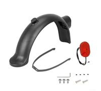 Jonikuper Garde-boue arrière avec support de feu arrière pour scooter électrique Xiaomi 4 Pro, kit de remplacement en plastique ABS et métal