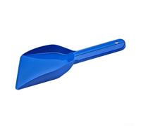 Jonikuper Grattoir à glace pour voiture et réfrigérateur, pelle à neige portable de 28 x 12,5 cm avec poignée ergonomique antidérapante, outil durable en plastique ABS, bleu/orange (bleu)