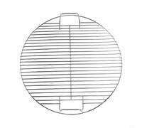 Jonikuper Grille ronde portable d'extérieur en acier inoxydable 44,5 cm pour camping et pique-nique, grille d'aération réglable, répartition efficace de la chaleur