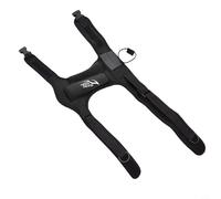 Jonikuper Holster de plongée réglable avec double poches et anneau D-for, gaine en néoprène de 3,5 mm pour équipement de plongée sous-marine et de plongée avec tuba (noir)