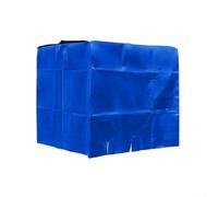 Jonikuper Housse de réservoir IBC pour réservoir d'eau de 1000 L, tissu Oxford 210D imperméable et résistant à la poussière, avec découpes pour robinet et palette, bleu, 120 x 100 x 116 cm