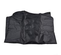 Jonikuper Housse de table de billard en tissu Oxford 210D imperméable et anti-poussière avec cordon de serrage pour tables de billard d'extérieur de 2,4 m et 2,4 m, noir et argenté (245 x 140 x 20 cm)