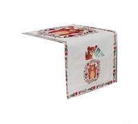 Jonikuper Housse imperméable en coton et lin pour machine à laver avec sangles réglables pour réfrigérateur et micro-ondes - Protection solaire anti-poussière - Blanc (D)