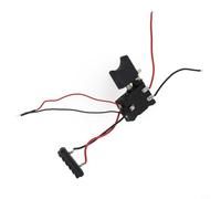 Jonikuper Interrupteur à gâchette pour perceuse sans fil 21 V - Bouton poussoir de contrôle de la vitesse de la perceuse électrique avec lumière LED, construction métal-plastique, 65 x 40 mm (SKU)