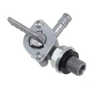 Jonikuper Interrupteur de valve de carburant pour réservoir de carburant générateur 2-3 KW/5-8 kW avec entrée M10 x 1,25 et sortie cannelée de tuyau de 6,35 mm, rotation à 90 degrés de remplacement