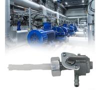 Jonikuper Interrupteur de valve de carburant pour réservoir de carburant générateur 2-3 KW/5-8 kW avec entrée M10 x 1,25 et sortie cannelée de tuyau 6,35 mm, rotation à 90 degrés de remplacement