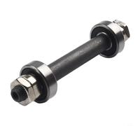 Jonikuper Jeu d'essieu creux 108 mm avant 145 mm arrière en acier avec roulements et levier à dégagement rapide pour roue de vélo de montagne (avant)