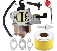 Jonikuper Kit carburateur pour moteurs GX240 et GX270 remplace 16100-ZE2-W71 1616100-ZH9-820 16100-ZH9-W21 avec filtre à air et joints de conduite de carburant pour