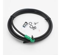 Jonikuper Kit de conduite de frein, kit de tuyau de frein de 2 m avec raccord banjo et olive, compatible avec R1, R1R, RO, RX, T1, MEGA, THE FR Brakes (vert)