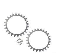 Jonikuper Kit de pointes en acier inoxydable, 2 pointes de tondeuse à gazon en acier inoxydable, WR153E WR155E WR147E.1 WR148E, pour tondeuses à gazon Worx L Series
