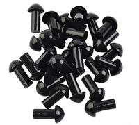 Jonikuper Kit de réparation de pneus sans chambre à air pour voiture, moto, champignon, réparation rapide pour véhicules, vélos, tracteurs, remorques, camions 20/50 pièces, noir (20 pièces)