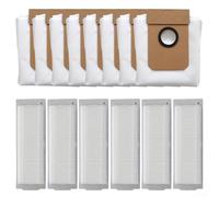 Jonikuper Kit de sacs filtrants de rechange pour aspirateur Conga 13090 Spin Revol Home & Wash - Lot de 6 sacs en nylon pour sacs en tissu non tissé avec papier filtrant, compatibles (sku)