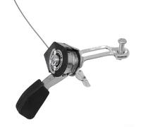 Jonikuper Levier de vitesse 3x6/3x7 en alliage d'aluminium pour dérailleur, 18-21 vitesses compatible avec guidon de 22,2 mm, câble en acier inoxydable, paire