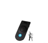 Jonikuper Loquet de verrouillage à compression avec montage encastré et 2 clés, alliage de zinc et acier, pour boîtes à outils sécurisées, caravanes, remorques, flotteurs à chevaux