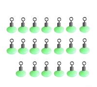 Jonikuper Lot de 10/20 grands livres de pêche avec perles coulissantes et émerillons pour poulie à clip, perles lumineuses rotatives à 360°, 5 x 8 mm/8 x 12 mm, 10/20 pièces (20 pièces, 5 x 8 mm)