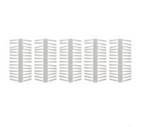 Jonikuper Lot de 10 bouchons d'appâts rapides pour pêche à la carpe - En plastique - Pour bas de ligne - Avec bouillettes et mangeoires - Transparents - 9 mm