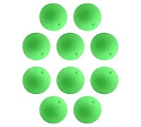 Jonikuper Lot de 10 flotteurs de pêche en mousse de 15 mm avec guide pour anneau pour pêche en bateau, rocher, plage et lac - Jaune, rouge, vert (type A vert)