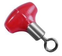 Jonikuper Lot de 10 grands livres de pêche avec perles coulissantes et émerillons pour poulie, perles lumineuses rotatives à 360°, 5 x 8 mm/8 x 12 mm, 10/20 pièces (10 pièces, 7 x 12 mm)