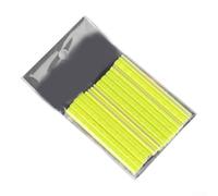Jonikuper Lot de 12 tubes lumineux réfléchissants pour jantes de vélo - Rouge, orange, bleu, vert, jaune, argent (jaune)