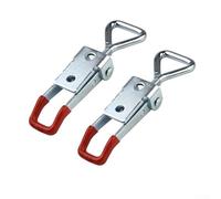 Jonikuper Lot de 2 colliers de serrage à bascule pour le travail du bois et les projets de bricolage, pince de selle avec support de 100 kg, outil de dégagement rapide en métal de 90 x 27 mm pour la