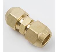 Jonikuper Lot de 2 connecteurs de tuyau en cuivre à double téton pour systèmes de climatisation, tailles 1/2, 12,7 mm, 12,7 mm, 12,7 mm