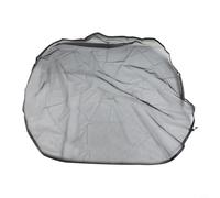 Jonikuper Lot de 2 filets de pluie avec cordon de serrage pour seau de collecte d'eau de petit diamètre, housse en maille fine contre les débris et matériau PE et nylon, gris, 160 cm