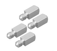 Jonikuper Lot de 2 goujons carrés de rechange en métal pour Oster pour mixeur modèles 6628 6632 4100-8 4112-8 - Pièce de mélangeur en acier inoxydable compatible avec Osterizer (4 pièces)