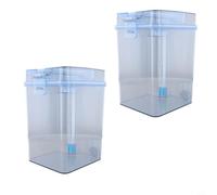 Jonikuper Lot de 2 réservoirs d'eau propre de rechange pour Deebot X1, X1 Turbo Turbo pour robot aspirateur T20, plastique PE, grande capacité