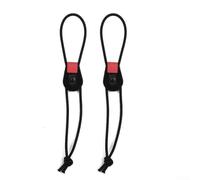 Jonikuper Lot de 2 sangles d'attache rapides pour canne à pêche - Attaches élastiques avec libération réglable, design flottant, réutilisables pour pagaies et moulinets, lot de 2/4