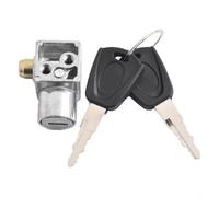 Jonikuper Lot de 2 verrous de batterie électrique et tube de selle en zinc galvanisé, antivol pour batterie de vélo électrique et tube de selle de type A