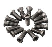 Jonikuper Lot de 20 inserts indexables pour outils de tour CNC, M2 M2,5 .5 M5 pour vis Torx pour remplacement de lame en carbure, solution de maintien d'outils haute résistance (* 12)