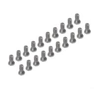 Jonikuper Lot de 20 inserts indexables pour outils de tour CNC, M2 M2,5 .5 M5 pour vis Torx pour remplacement de lame en carbure, solution de maintien d'outils haute résistance (M2 x 5)