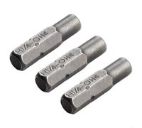 Jonikuper Lot de 3 adaptateurs d'embout de tournevis électrique à tige hexagonale de 6,35 mm vers douille de 4 mm pour outils, compatible avec embouts et douilles hexagonaux (SKU)