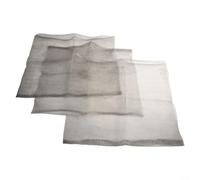 Jonikuper Lot de 3 sacs en maille métallique en acier inoxydable 304 pour protection des racines des plantes - Tailles 50,8 x 45,7 cm et 61 x 61 cm, argenté, pour contrôle de l'érosion du sol de