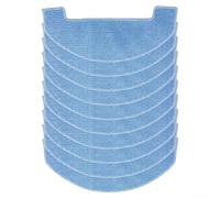 Jonikuper Lot de 4 chiffons de rechange pour aspirateur robot Mova E10, chiffon de nettoyage en microfibre, bleu (lot de 10)