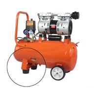 Jonikuper Lot de 4 coussinets de pied pour compresseur d'air - Filetage M8 - Isolateur de vibrations résistant aux chocs - Composants de rechange pour pompes à air et machines à huile - 52 x 28 mm