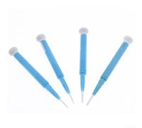 Jonikuper Lot de 4 tournevis en céramique antistatique non magnétique avec pointe isolée en zirconium pour réglage de circuit haute fréquence