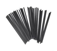 Jonikuper Lot de 40 tiges de soudure en plastique PP noir, 200 mm pour réparation de pare-chocs automobile, plaque de déflecteur avant/arrière, coque de batterie et panneau intérieur de moto