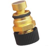 Jonikuper Lot de 5 valves de remplissage d'eau pour système de chauffage de chaudière murale et d'eau chaude - Valve de recharge d'eau de sécurité avec bouton - Interrupteur de type pour chauffage au