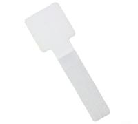 Jonikuper Lot de 50 attaches de câble réutilisables en nylon réglables pour fils, câbles audio, coaxiaux et de téléphone - Noir, blanc, gris - pour la maison (blanc)