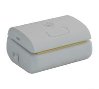 Jonikuper Machine à emballer sous vide portable 3 en 1 pour le stockage des aliments de cuisine avec batterie intégrée, charge rapide en 30 minutes et niveau sous vide de -60 kPa, (gris)