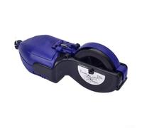 Jonikuper Marqueur à encre manuel pour le travail du bois et la menuiserie - Outil de ligne de craie de 30 m avec corps en plastique ABS, poignée antidérapante et pointe en coton en pâte de bois