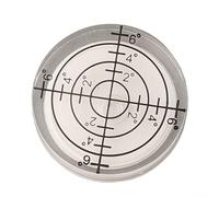 Jonikuper Niveau à bulle en acrylique de 32 mm avec liquide fluorescent jaune-vert pour outils professionnels de mesure et de mise en page dans la maison et le jardin