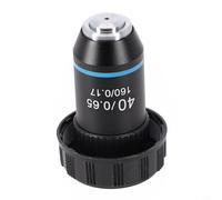 Jonikuper Objectif de microscope achromatique, grossissement 4x, 20x, 40x, 60x, 100x, filetage RMS 20,2 mm pour microscope biologique, longueur du tube 160 mm (40X)
