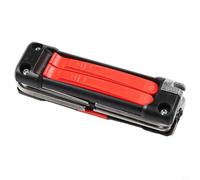 Jonikuper Outil de réparation multifonction de 63,5 cm avec coupe-chaîne et démonte-pneus, kit d'entretien compact en alliage d'acier pour route et montagne pour vélo