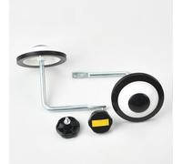 Jonikuper Paire de stabilisateurs de vélo pour enfants, roues d'entraînement pour vélos de 12/14/16", acier au carbone et polyuréthane avec écrous autobloquants et roues clignotantes, paire (pour vélo