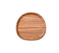 Jonikuper Plateau de service en bois massif naturel pour la décoration de la maison et de la cuisine (53,3 x 52,8 cm)