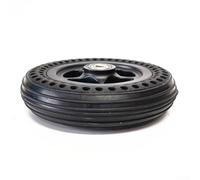 Jonikuper Pneu en caoutchouc solide de 15,2 cm avec moyeu de roue pour scooter électrique, 6 x /4, anti-explosion